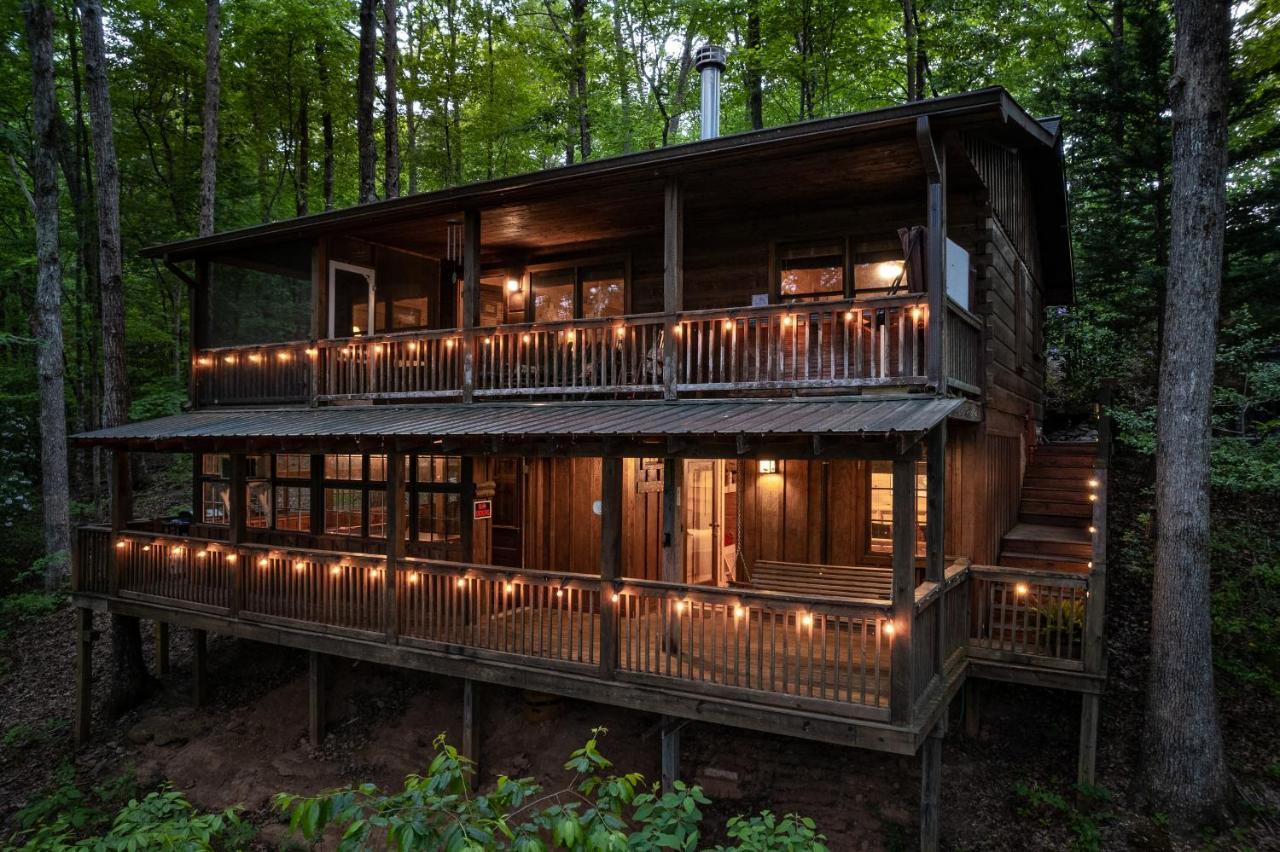 Secluded Sunrise Ridge: Mountain View Retreat with Hot Tub Villa Blue Ridge Exterior photo