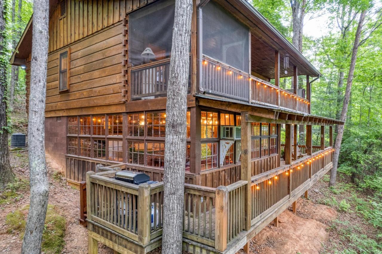 Secluded Sunrise Ridge: Mountain View Retreat with Hot Tub Villa Blue Ridge Exterior photo